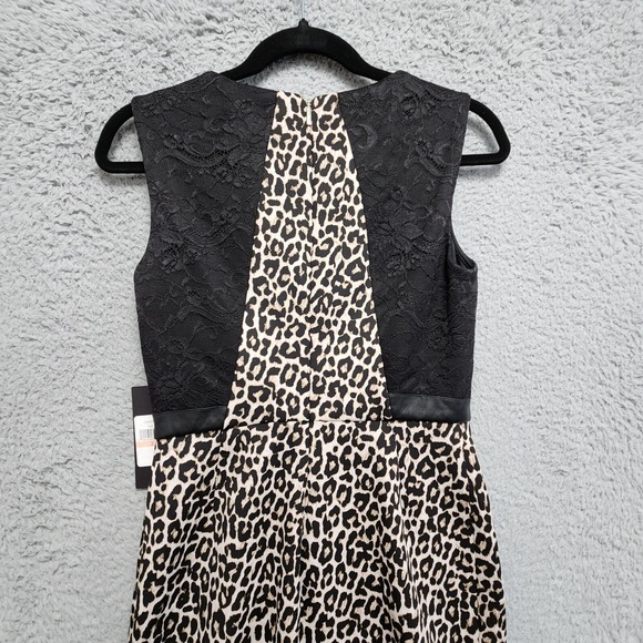 KARL LAGERFELD Paris‎ Sleeveless Leopard Print Dress Womens Size 2 NEW w/ Tag - Picture 10 of 15